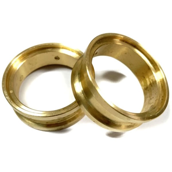 55mm 360G 1,3 tums Beadlock-hjul med mässingsring för 1/24 RC Crawler Car Axial SCX24 FMS FCX24 Enduro24 Uppgraderingar,1
