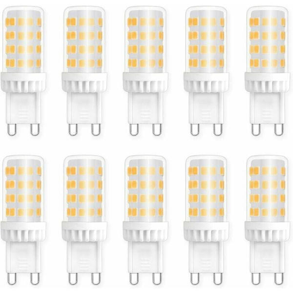 G9 5W LED-lampor, motsvarande 40W 50W halogenlampa, 450LM, neutralvit 4000K, AC 220V, standard G9-sockel, energisparande, för takbelysning, Ki