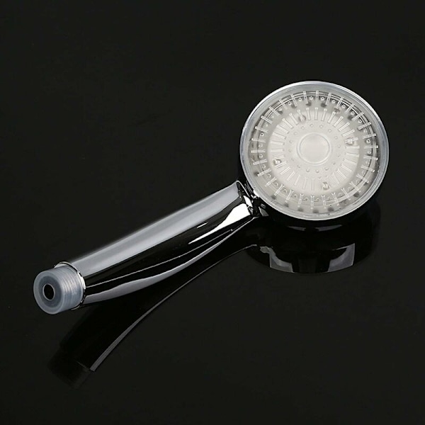 LED Dusch, Belysningsduschhuvud, Belysningsduschhuvud, Färgduschhuvud, LED Handdusch, 7 Färger Automatisk Växling, Universal, Krom