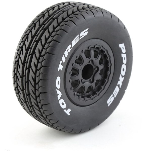 4 st 112 mm 1/10 Short Course Truck Däck Däck Hjul med 12 mm Hex för Slash Arrma SENTON VKAR 10SC RC Bil