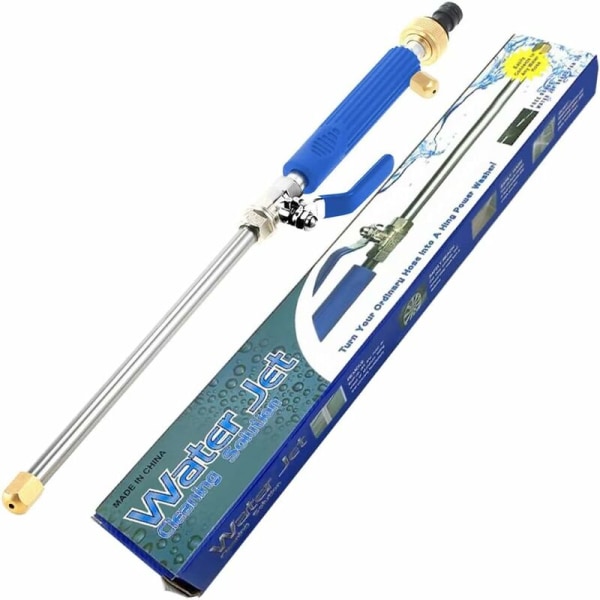 Hydro Jet Power Washer, högtrycksvattenpistol, högtrycksvattenpistol med munstycke, högtrycksvattenlans för trädgårdsslang, högtrycksrengöring