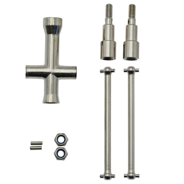 Metall CVD Bakre Drivaxel för SCY 16101 16102 16103 16201 Pro 1/16 Borstlös RC Bil Uppgraderingar Delar Tillbehör