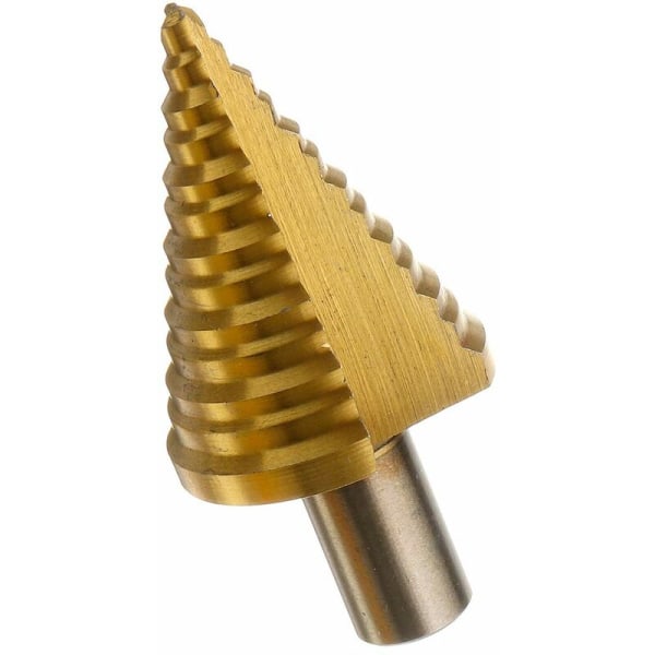 HSS Metal Trin Drill Bit 5-35mm Professionel Titanium Konisk Trin Drill Bit med Etui til Træ Plastik Metal