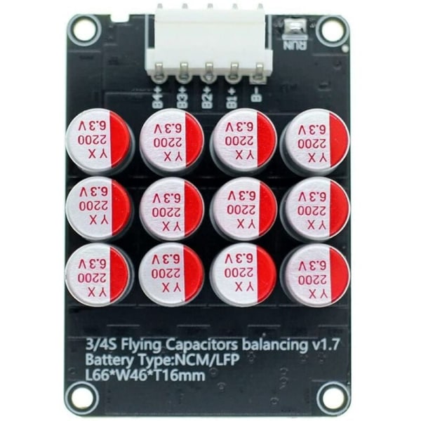 3 stk. 4S aktiv equalizer balancer Lifepo4//LTO batteri energiudligning kondensator BMS-kort