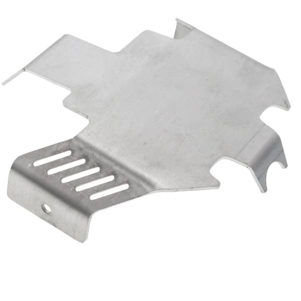 Rustfrit Chassis Rustning Aksel Skid Plate til 1/10 RC Crawler TRX4 -4 Opgraderingsdel