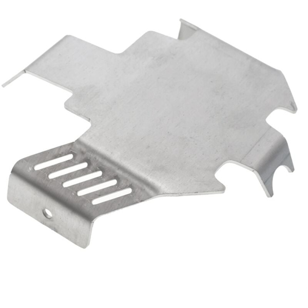 Rustfritt stål chassis rustning aksel skid plate for 1/10 RC Crawler TRX4 -4 oppgraderingsdel