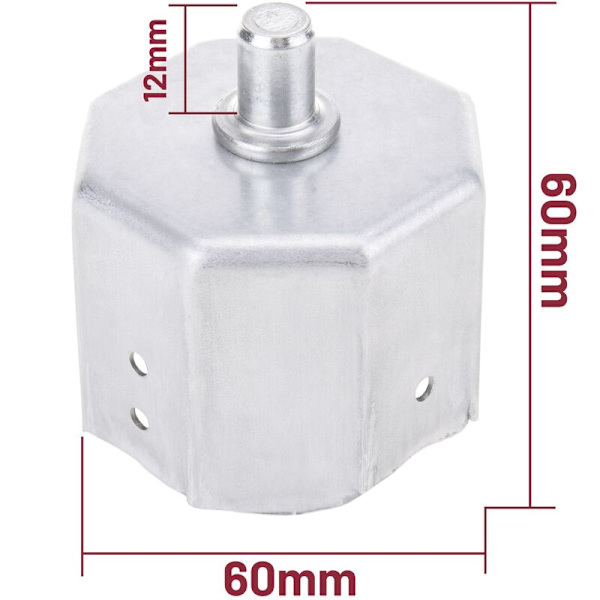 Metallikotelo 60 mm rullakaihtimen akselille