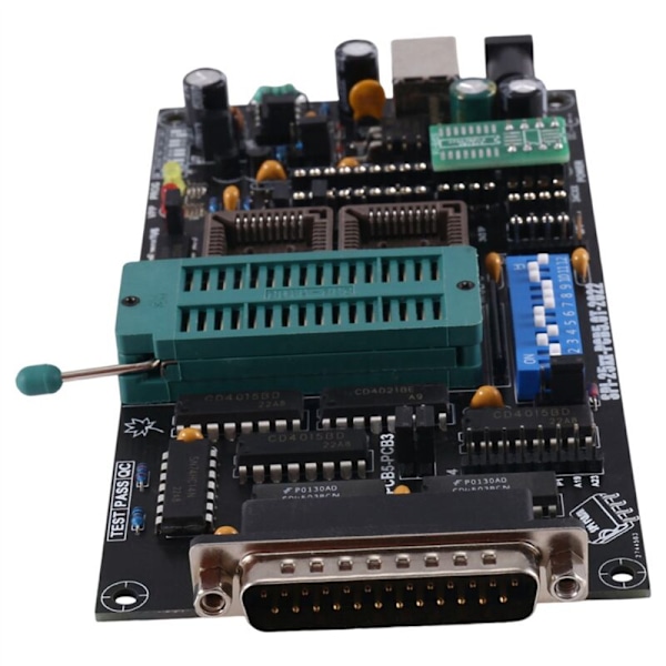 Willem EPROM Programmer SPI 25Xx PCB5.0T-2021, BIOS009 PIC, Stöd för 0.98D12, Clip Promotion PLCC32 + 8-stifts SOIC-adapter