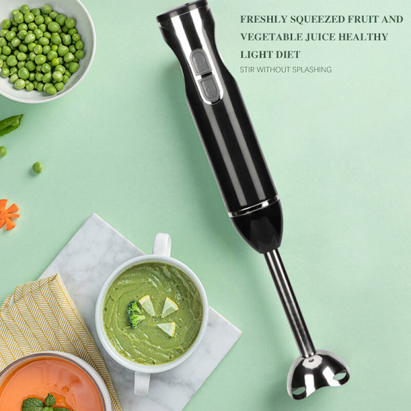 Multifunktionell Stavmixer, 1200W, Avtagbar Fot, Högpresterande Blad, Turbo Funktion, BPA-Fri