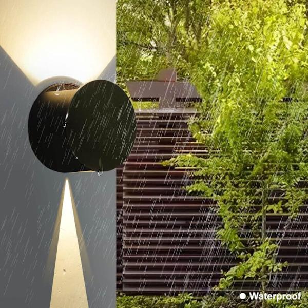 10W Moderne Kreativ Vægskinne LED Vægslampe Op Ned Vandtæt IP65 Aluminium LED Indendørs Udendørs Vægsbelysning til Stue Badeværelse Soveværelse Entré