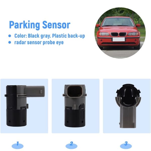 Ny 66206989068 989068 Parkeringssensor / Bagtil Til E39 E53 E60 E61 E64 E65 E83 R50 R52 R53 525I 530I 540I M5 X5 Z4