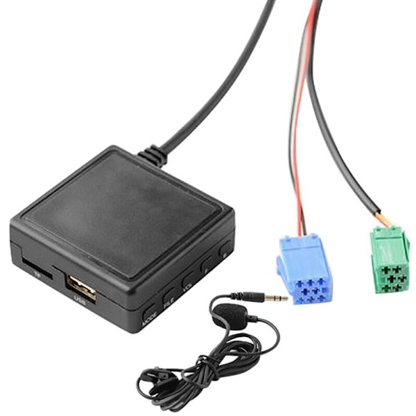 2X 6-nastainen auton Bluetooth-moduuli AUX TF USB-sovitin Radiosoitin ilman ääntä Stereo 2005-2011