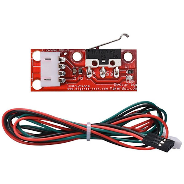 10 st 3D-skrivarmekaniska gränslägesbrytare med Ramps 1.4-kabel för R3