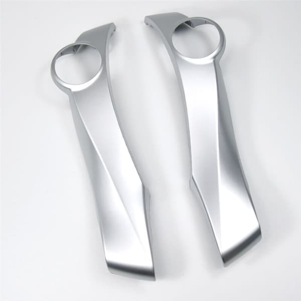 Ramstyrning Hjul Audio Kontroll Switch Ram Trim för Prius 2011-2015 Silver Knappar