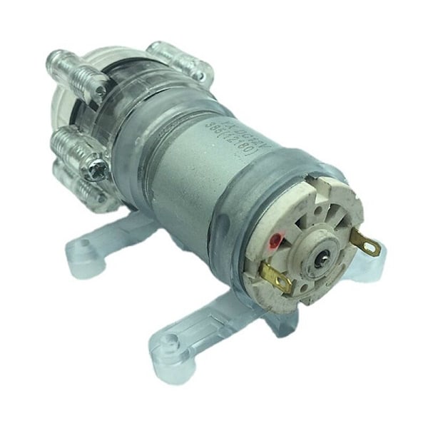 DC12V Højtemperaturbestandig Akvarietransparent Mini Membranpumpe Vakuumpumpe 385HPC-9 Vakuumpumpe Pumpe