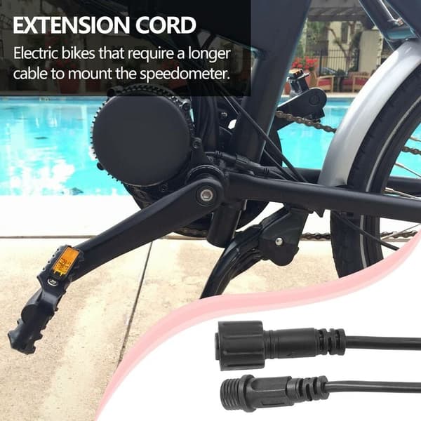 EBike kabelforlengelse 16 tommer for 3-pin sensorforlengelseskabel