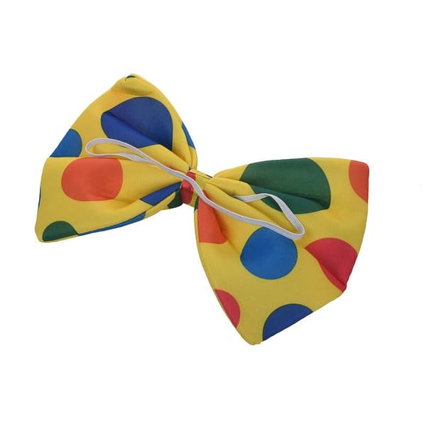 Flerfarvet syet slips Clown slips Slips til chic kjole