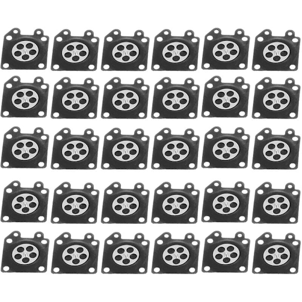30 stk/sett Forgassermembranpakning Motorsag Tilbehør For ZAMA 2500/3800/4500/5200/5800