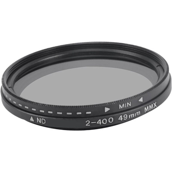 ND2-400 Neutral Density Fader Variabel ND Filter Justerbar Filter 49Mm til Kameraobjektiv