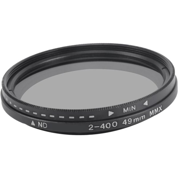 ND2-400 Neutral Density Fader Variable ND Filter Adjustable Filter 49Mm for for Camera Lens