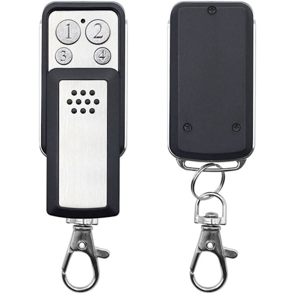 Portåpner Fjernkontroll, 2-pakning 433.92 MHz Garasje Fjernkontroll, Universell Portåpner Beeper for 114253 104257 104251, Kompatibel med A-vid-sen, Ex-tel, T-