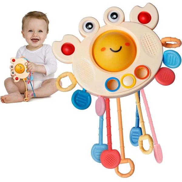 Montessori Baby Toy 1 år, Early Learning Toy 6-18 månader, Silic