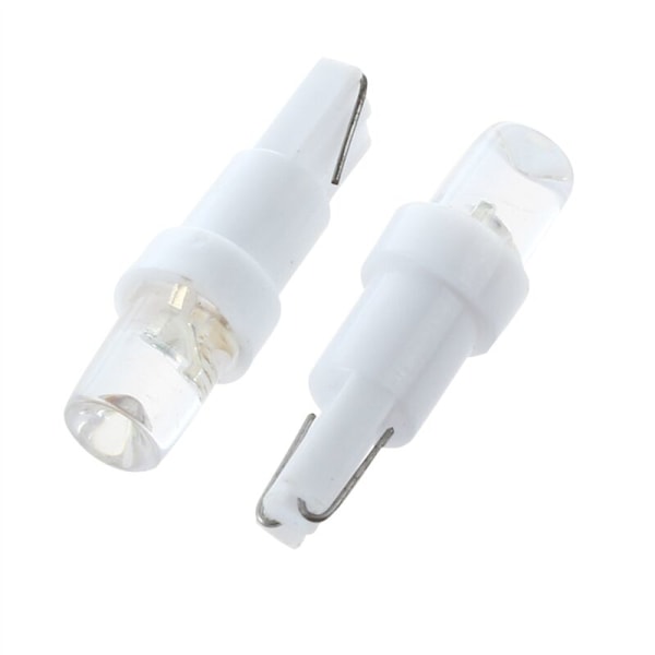 40x T5 W1.2W W3W 1 SMD LED-instrumentpanelbelysning kilformad interiör bil 12V vit