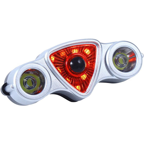 Cykellampa Blinkers USB Uppladdningsbar Vattentät LED Signallampor för Utomhus Cykling Bakljus Tillbehör, Röd