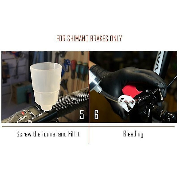 Universal Hydraulisk Skivebremse-Blødningskit til Cykel til Shimano Magura Avid Sram Formula Hayes Nutt Zoom