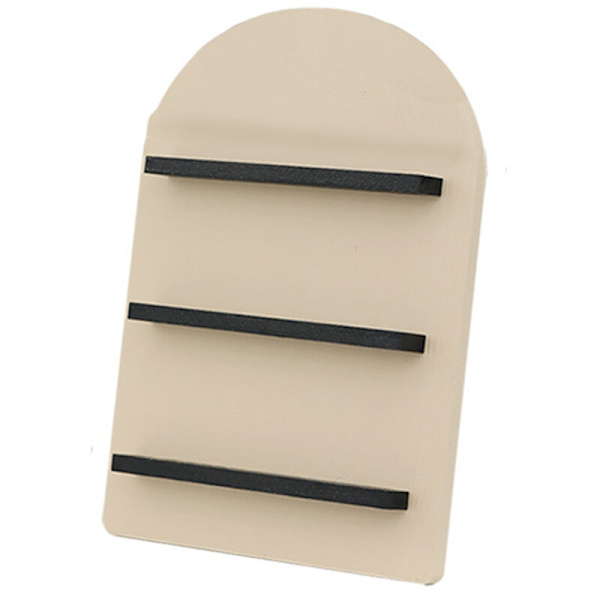 Kreativ Morandi Farve Dessert Display Stativ Skrivebords Kosmetik Opbevaringsstativ (Gul Beige)