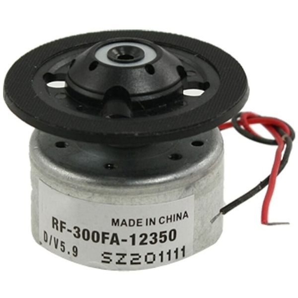 RF-300FA-12350 DC 5.9V motor til CD DVD-afspiller sølv + sort