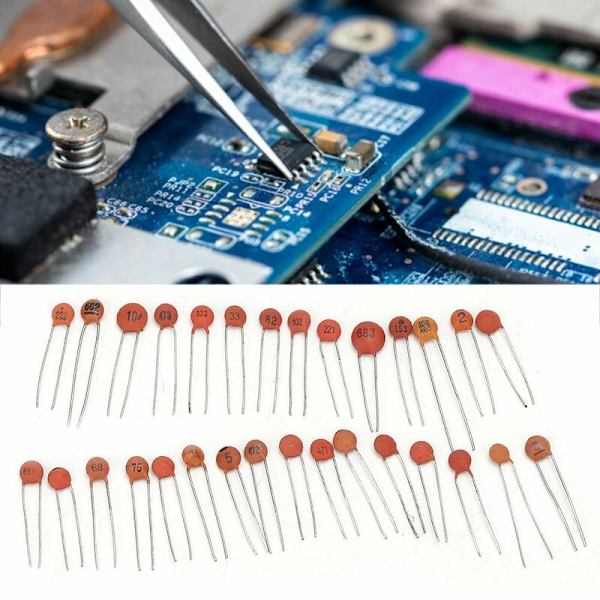 600 stk. Serie 2Pf-100Nf 50V Keramisk Kondensator Assorteret Sæt Keramisk Kondensator