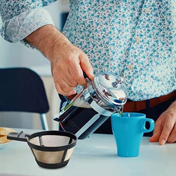 Genanvendelig kaffekurvfilter til 2-vejs brygger kaffemaskinemodeller 49980A, 49980Z, 47650, 49933