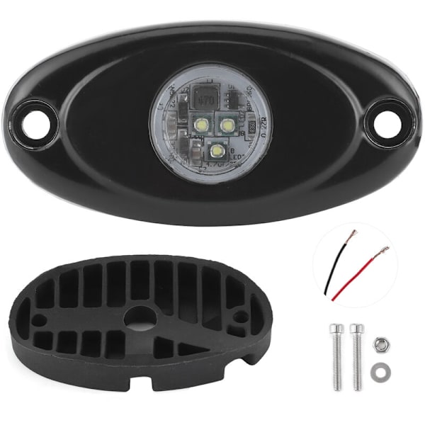Bil LED Lys, 9w Hvid LED Bil Lys Auto Baggrundslampe Motorcykel Chassis Atmosfærisk Belysning Aluminium Legering