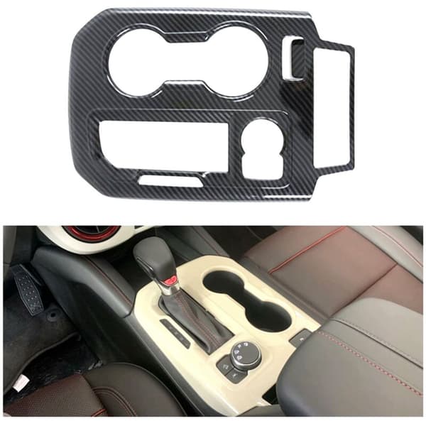 Bil ABS Fiber Gear Shift Panel Dekoration Cover Trim til 2019-2020 Tilbehør