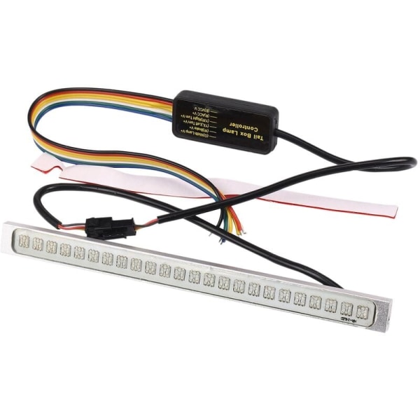 Universal fargerik strobe LED-lysstripe/bakbremsestopplys/blinklys/skiltlys