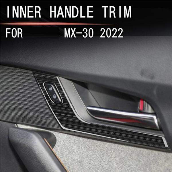 För 2022 MX30 MX-30 Bil Inredning Dörrhandtag Panel Dekoration Strip Cover Trim Dekal RHD