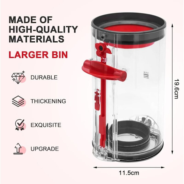 Dyson V10 -pölynimuri alkuperäisellä pölysäiliöllä