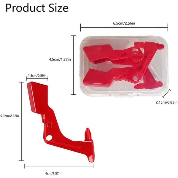 2 stk. Power Trigger Switch til Dyson V10 V11 Kraftig Triggerknap Udskiftningskontakt Dele til Dyson V11 V10 Rød