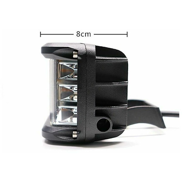 LED-frontlys 12v 24v, 2 stk 60W 10cm Projektor Spot Flood Arbeidslys Lang rekkevidde LED-frontlys LED Motorsykkel Bil LED-lysstang Bil Arbeidslys Arbeidslampe fo
