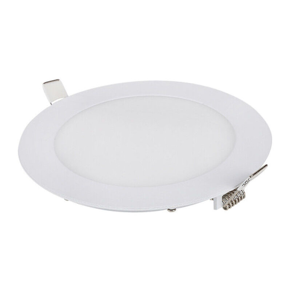 Dimmbare LED Nedfelt Spotlight - Pakke med 6 Ekstra Flat LED Taklamper (9W, 6000K)