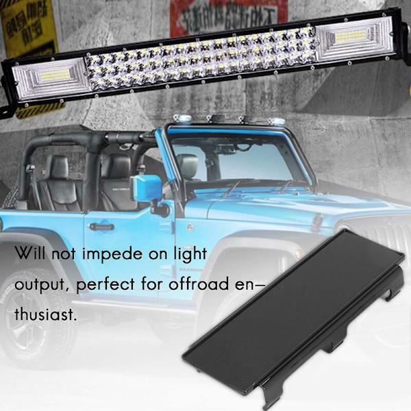 52 Tommers Beskyttende Deksel Snap On Svart For Rett Buet LED Lysstang Lastebil