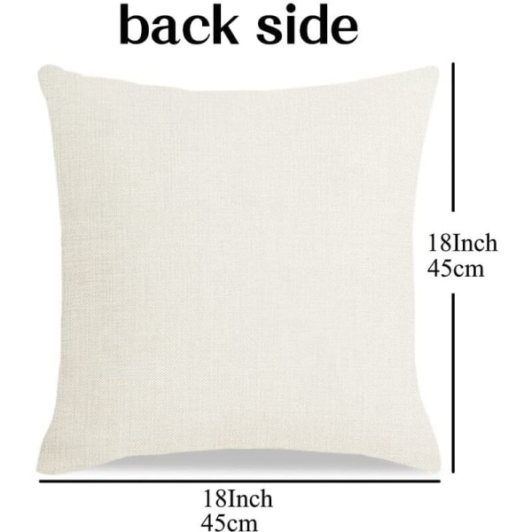Allt från jul kudde tomten plats dekor till örngott kuddfodral för soffa bil 45X45 cm B