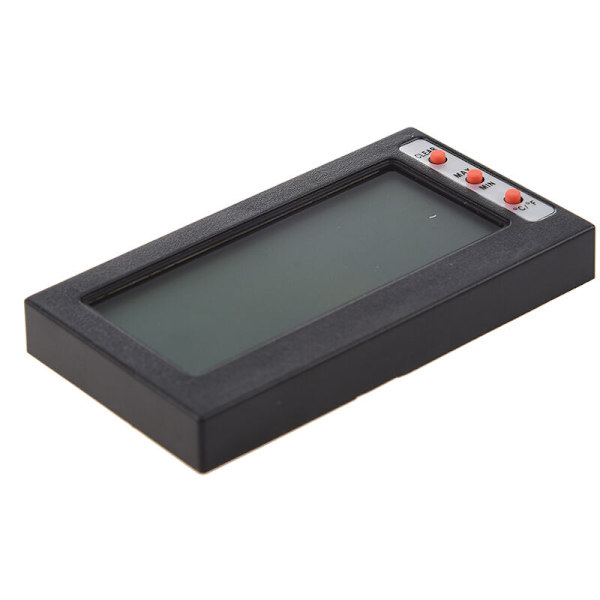 Digitalt termometer med LCD-skjerm C / F hygrometer med maks temperatur / fuktighetsminne Celsius Fahrenheit