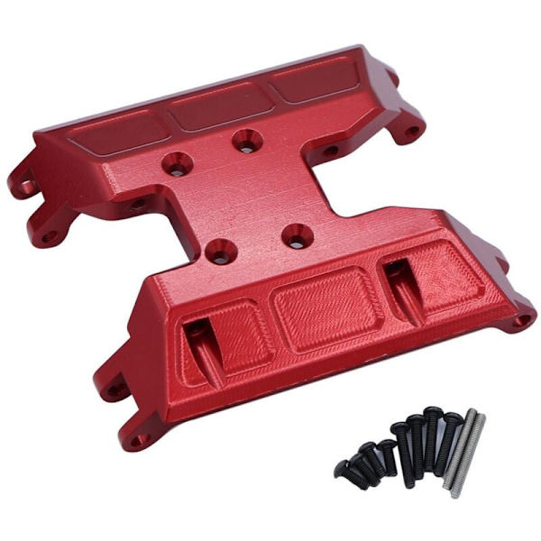 Metal Keskellä Vaihteiston Luistolevy Vaihteiston Pidike Axial UTB18 Capra 1/18 RC Auton Päivitysosat, Punainen