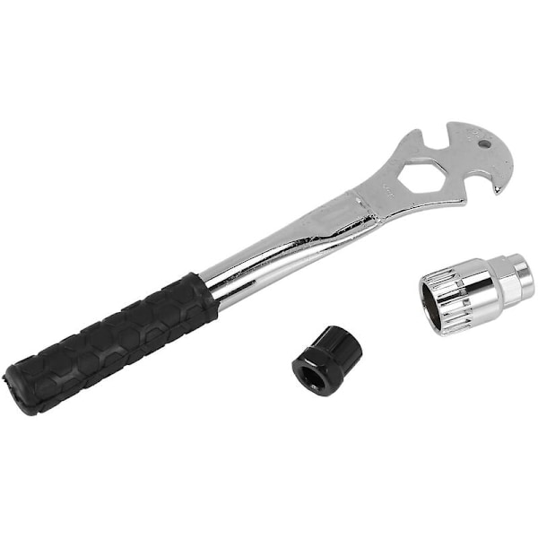 Cykel 15mm 24mm 9/16\" Pedal Multi Nøgle Heavy-duty Spændeværktøj Med Langt Håndtag Behagelig G