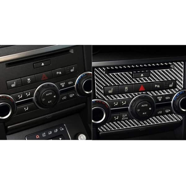 Bilfiberklistremerker Sentral Kontroll Cd Panel Dekorativ for 4 2010-2016