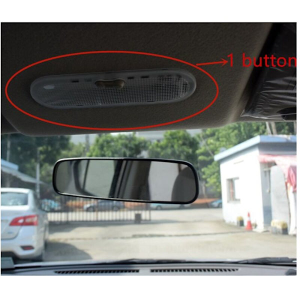 1-knaps bilindvendig kuppellæselampe loftslampe til Sunny Micra/Mars til
