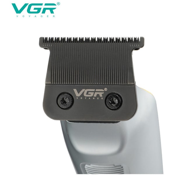 VGR Professionell Laddningsbar Hårtrimmer för Män Skäggtrimmer USB Elektrisk Hårtrimmer Kantrakare Hårtrimmer