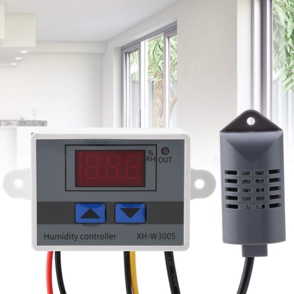 XHW3005 Fugtighedshygrostat 230v Digital Hygrometer Sensor Switch Controller 0 til 99% R(12V)